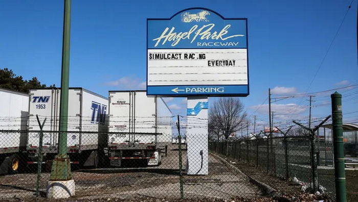 Hazel Park Raceway - From Det Free Press (newer photo)